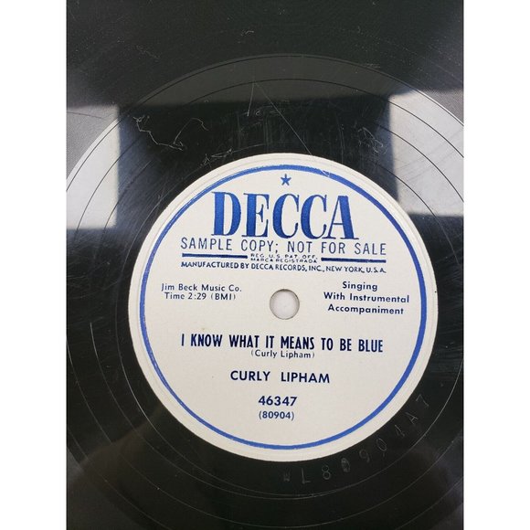 78 RPM-I Know What It Means to Be Blue-You're Lucky That I Love You-(R111) - Picture 1 of 4